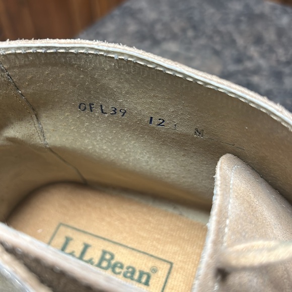 LL Bean men’s suede tan ankle boots, size 12M. - Picture 3 of 9